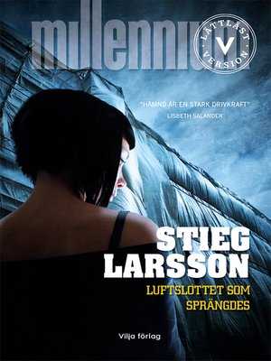 cover image of Luftslottet som sprängdes (lättläst version)
